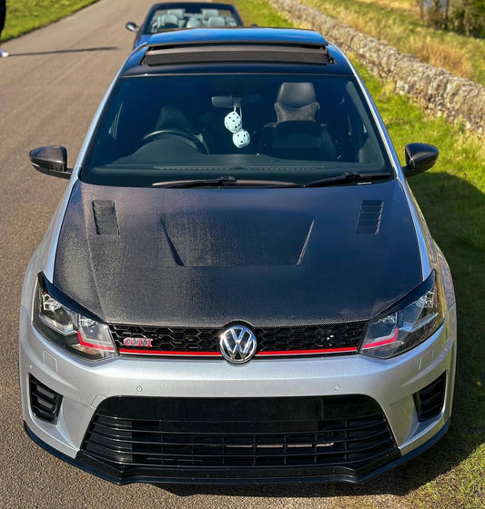 Volkswagen Polo MK5 LY Style Genuine Carbon Fibre Bonnet (6R / 6C 09 - 17 Models)