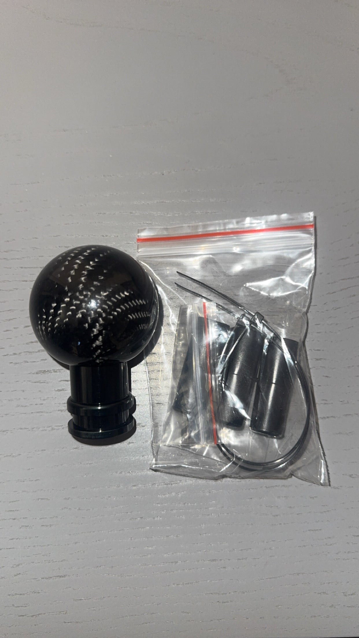 Volkswagen Polo MK5 6C/6R Carbon Fibre Weighted Gear Knob (Black)