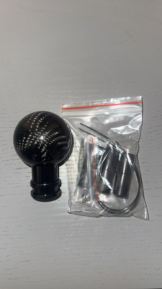 Volkswagen Polo MK5 6C/6R Carbon Fibre Weighted Gear Knob (Black)