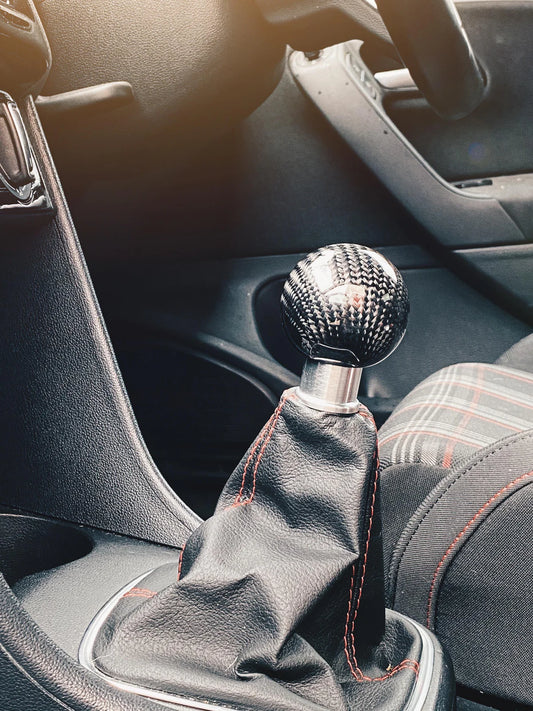 Volkswagen Polo MK5 6C/6R Carbon Fibre Weighted Gear Knob (Black)