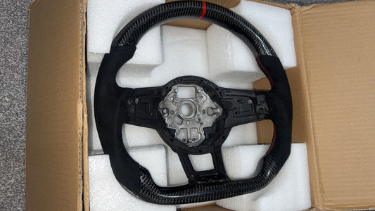 Volkswagen Polo MK5 6C GTI / R-Line / GT Carbon Fibre Steering Wheel CUSTOM / 2014 - 2017)